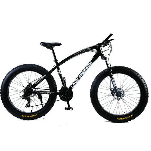 Amo la libertad de bicicletas de montaña 7 velocidades, 21Speeds .24 .27 Velocidades plazos de envío 26x4.0" grasa bicicletas de reducción de engranajes fuera de la carretera de la playa de la bici
