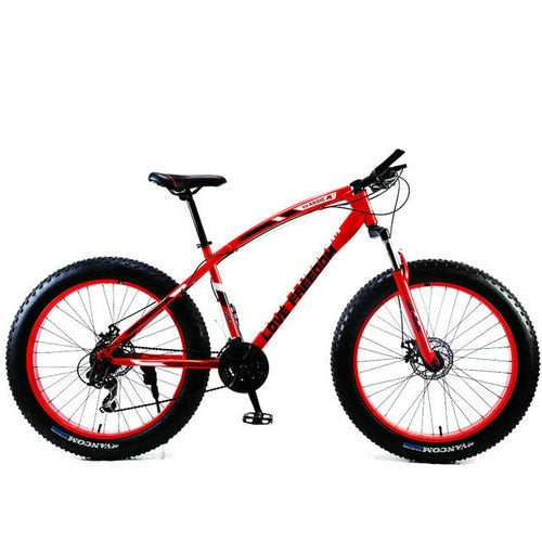 Amo la libertad de bicicletas de montaña 7 velocidades, 21Speeds .24 .27 Velocidades plazos de envío 26x4.0" grasa bicicletas de reducción de engranajes fuera de la carretera de la playa de la bici
