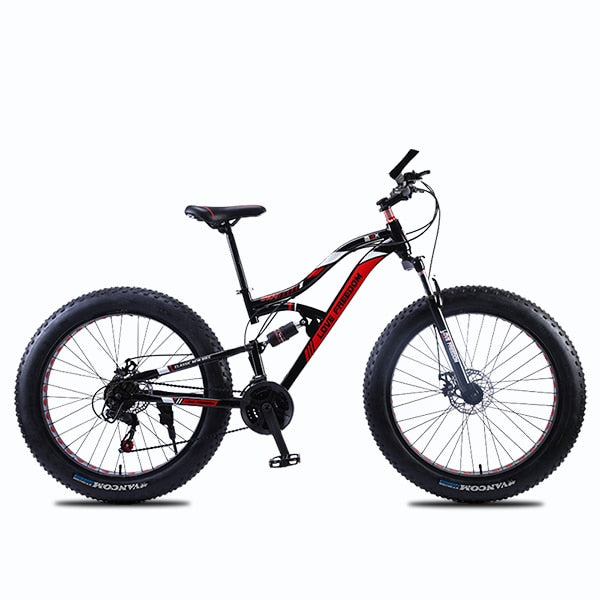Amo la libertad de bicicletas de montaña 7 velocidades, 21Speeds .24 .27 Velocidades plazos de envío 26x4.0" grasa bicicletas de reducción de engranajes fuera de la carretera de la playa de la bici