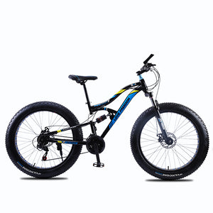 Amo la libertad de bicicletas de montaña 7 velocidades, 21Speeds .24 .27 Velocidades plazos de envío 26x4.0" grasa bicicletas de reducción de engranajes fuera de la carretera de la playa de la bici