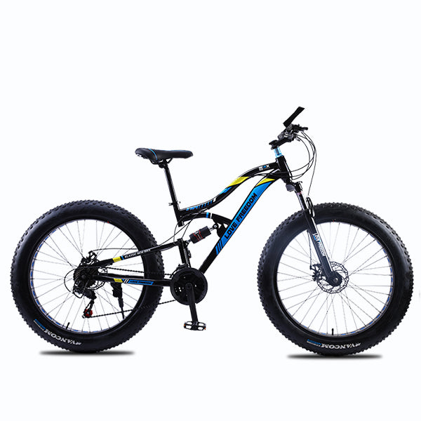 Amo la libertad de bicicletas de montaña 7 velocidades, 21Speeds .24 .27 Velocidades plazos de envío 26x4.0" grasa bicicletas de reducción de engranajes fuera de la carretera de la playa de la bici