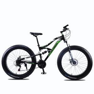 Amo la libertad de bicicletas de montaña 7 velocidades, 21Speeds .24 .27 Velocidades plazos de envío 26x4.0" grasa bicicletas de reducción de engranajes fuera de la carretera de la playa de la bici