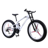 Running Leopard 7/21/24 Speed 26x4.0 Fat bike Bicicleta de montaña Nieve Bicicleta Amortiguador Suspensión Horquilla Entrega gratuita Bicicleta de Rusia