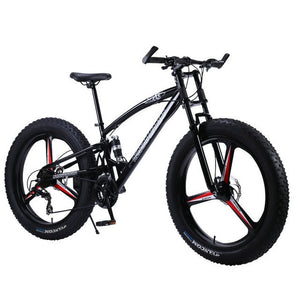 Running Leopard 7/21/24 Speed 26x4.0 Fat bike Bicicleta de montaña Nieve Bicicleta Amortiguador Suspensión Horquilla Entrega gratuita Bicicleta de Rusia