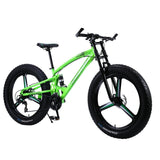 Running Leopard 7/21/24 Speed 26x4.0 Fat bike Bicicleta de montaña Nieve Bicicleta Amortiguador Suspensión Horquilla Entrega gratuita Bicicleta de Rusia