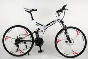 Bicicleta de montaña KUBEEN bicicleta de acero de 26 pulgadas bicicletas de 21 velocidades frenos de doble disco bicicletas de carretera de velocidad variable bicicleta de carrera bicicleta BMX