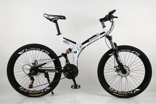 Bicicleta de montaña KUBEEN bicicleta de acero de 26 pulgadas bicicletas de 21 velocidades frenos de doble disco bicicletas de carretera de velocidad variable bicicleta de carrera bicicleta BMX