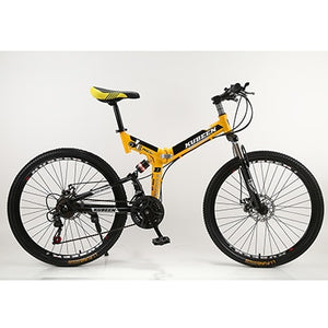 Bicicleta de montaña KUBEEN bicicleta de acero de 26 pulgadas bicicletas de 21 velocidades frenos de doble disco bicicletas de carretera de velocidad variable bicicleta de carrera bicicleta BMX