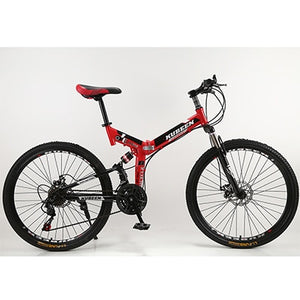 Bicicleta de montaña KUBEEN bicicleta de acero de 26 pulgadas bicicletas de 21 velocidades frenos de doble disco bicicletas de carretera de velocidad variable bicicleta de carrera bicicleta BMX