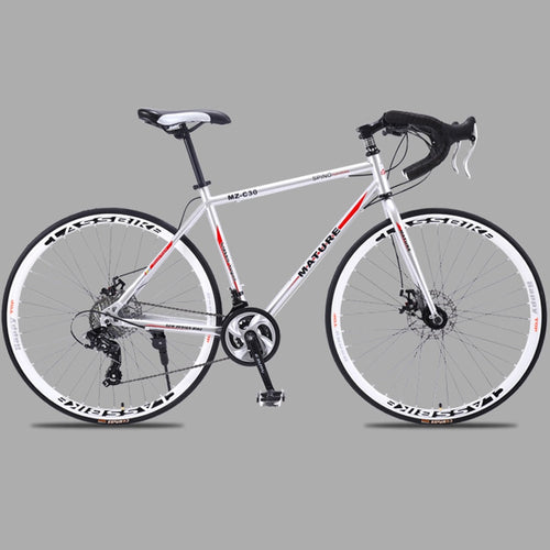 700c aluminum alloy road bike 21 27and30speed road bicycle Two-disc sand road bike Ultra-light bicycle
