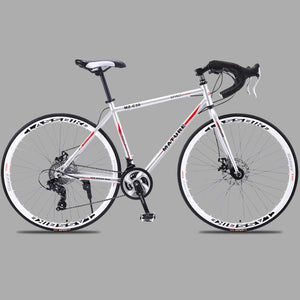 700c aluminum alloy road bike 21 27and30speed road bicycle Two-disc sand road bike Ultra-light bicycle
