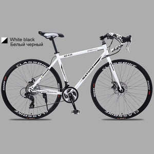 700c aluminum alloy road bike 21 27and30speed road bicycle Two-disc sand road bike Ultra-light bicycle