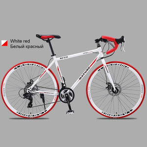 700c aluminum alloy road bike 21 27and30speed road bicycle Two-disc sand road bike Ultra-light bicycle