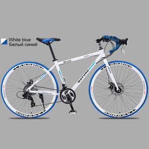 700c aluminum alloy road bike 21 27and30speed road bicycle Two-disc sand road bike Ultra-light bicycle