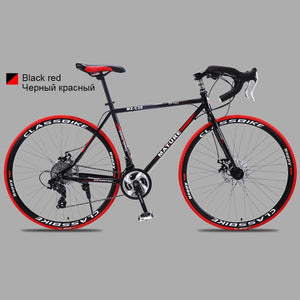 700c aluminum alloy road bike 21 27and30speed road bicycle Two-disc sand road bike Ultra-light bicycle