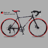 700c aluminum alloy road bike 21 27and30speed road bicycle Two-disc sand road bike Ultra-light bicycle