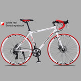 700c aluminum alloy road bike 21 27and30speed road bicycle Two-disc sand road bike Ultra-light bicycle
