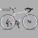 700c aluminum alloy road bike 21 27and30speed road bicycle Two-disc sand road bike Ultra-light bicycle