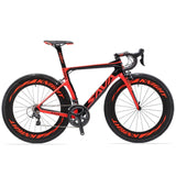 Bicicleta de carbono SAVA Bicicleta de carretera de carbono Bicicleta de carretera Bicicleta de 22 velocidades Racing Cuadro de carbono completo con grupos SHIMANO ULTEGRA UT R8000