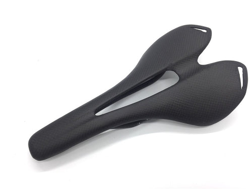 Cojín de asiento de bicicleta de fibra de carbono ligero, cojín de asiento de carbono de bicicleta de montaña