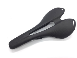 Cojín de asiento de bicicleta de fibra de carbono ligero, cojín de asiento de carbono de bicicleta de montaña