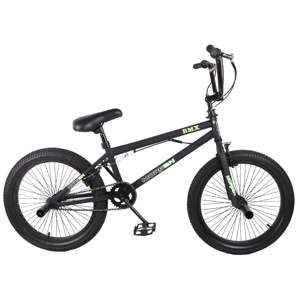  SWORDlimit BMX Bikes 20 pulgadas Freestyle para adultos, ruedas  de doble capa - Manillar de cuatro secciones de 9 pulgadas - Marco y  horquilla de acero cromo-molibdeno para ciclistas principiantes a