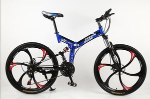 Bicicleta de montaña KUBEEN bicicleta de acero de 26 pulgadas bicicletas de 21 velocidades frenos de doble disco bicicletas de carretera de velocidad variable bicicleta de carrera bicicleta BMX