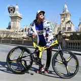 Bicicleta de montaña KUBEEN bicicleta de acero de 26 pulgadas bicicletas de 21 velocidades frenos de doble disco bicicletas de carretera de velocidad variable bicicleta de carrera bicicleta BMX