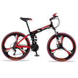 Colmillo de lobo Bicicleta de montaña 21 velocidades 26 "pulgadas Bicicleta plegable bicicleta de carretera Frenos de doble disco bicicletas de montaña plegables bicicleta de estudiante