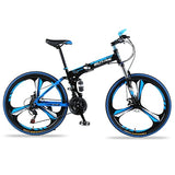 Colmillo de lobo Bicicleta de montaña 21 velocidades 26 "pulgadas Bicicleta plegable bicicleta de carretera Frenos de doble disco bicicletas de montaña plegables bicicleta de estudiante