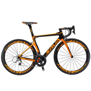 Bicicleta de carbono SAVA Bicicleta de carretera de carbono Bicicleta de carretera Bicicleta de 22 velocidades Racing Cuadro de carbono completo con grupos SHIMANO ULTEGRA UT R8000