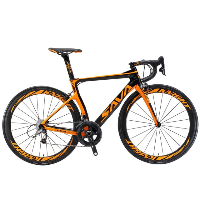 Bicicleta de carbono SAVA Bicicleta de carretera de carbono Bicicleta de carretera Bicicleta de 22 velocidades Racing Cuadro de carbono completo con grupos SHIMANO ULTEGRA UT R8000