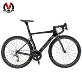 Bicicleta de carbono SAVA Bicicleta de carretera de carbono Bicicleta de carretera Bicicleta de 22 velocidades Racing Cuadro de carbono completo con grupos SHIMANO ULTEGRA UT R8000
