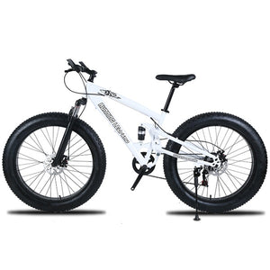 Running Leopard 7/21/24 Speed 26x4.0 Fat bike Bicicleta de montaña Nieve Bicicleta Amortiguador Suspensión Horquilla Entrega gratuita Bicicleta de Rusia