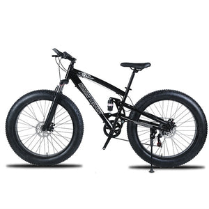 Running Leopard 7/21/24 Speed 26x4.0 Fat bike Bicicleta de montaña Nieve Bicicleta Amortiguador Suspensión Horquilla Entrega gratuita Bicicleta de Rusia
