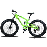 Running Leopard 7/21/24 Speed 26x4.0 Fat bike Bicicleta de montaña Nieve Bicicleta Amortiguador Suspensión Horquilla Entrega gratuita Bicicleta de Rusia