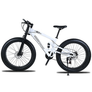 Running Leopard 7/21/24 Speed 26x4.0 Fat bike Bicicleta de montaña Nieve Bicicleta Amortiguador Suspensión Horquilla Entrega gratuita Bicicleta de Rusia