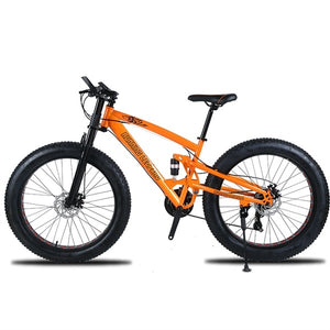 Running Leopard 7/21/24 Speed 26x4.0 Fat bike Bicicleta de montaña Nieve Bicicleta Amortiguador Suspensión Horquilla Entrega gratuita Bicicleta de Rusia