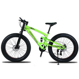 Running Leopard 7/21/24 Speed 26x4.0 Fat bike Bicicleta de montaña Nieve Bicicleta Amortiguador Suspensión Horquilla Entrega gratuita Bicicleta de Rusia